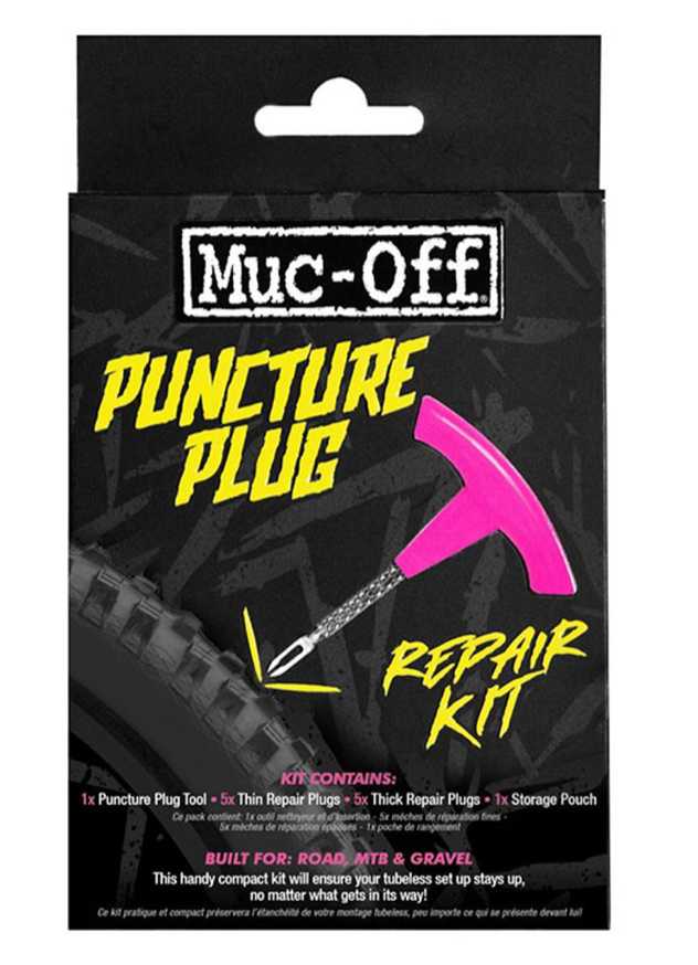 MUC-OFF B.A.M. Tubeless Repair Kit Contains tool, 5x thick plugs and 5x thin plugs 20131 Emilia Sport Emilia Sport